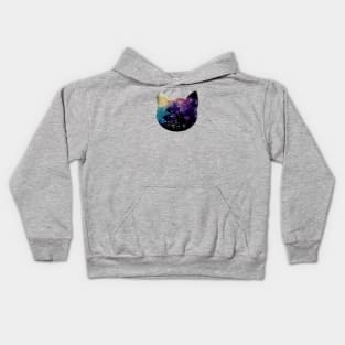 Cat and Nebula Kids Hoodie